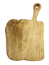Hand-Crafted Root Wood Live Edge Cheese/Cutting Board with Long Handle