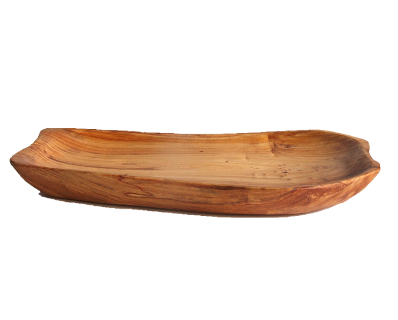 Hand-Crafted Root Wood Live Edge Platter - Small (12-13