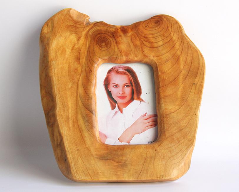 Hand-Crafted Root Wood Live Edge Picture Frame - 5